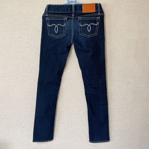 MOUSSY POWDER SKINNY denim マウジー 26 濃紺 ジーンズ デニムパンツ デニム