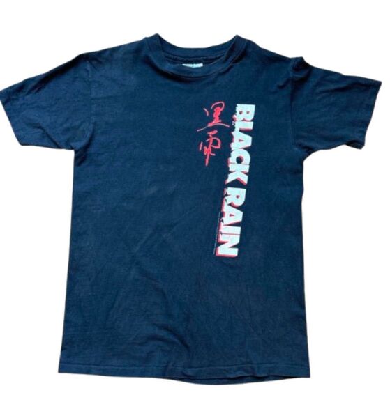 80s ブラック・レイン Black Rain 松田優作 ム―ビーTシャツM