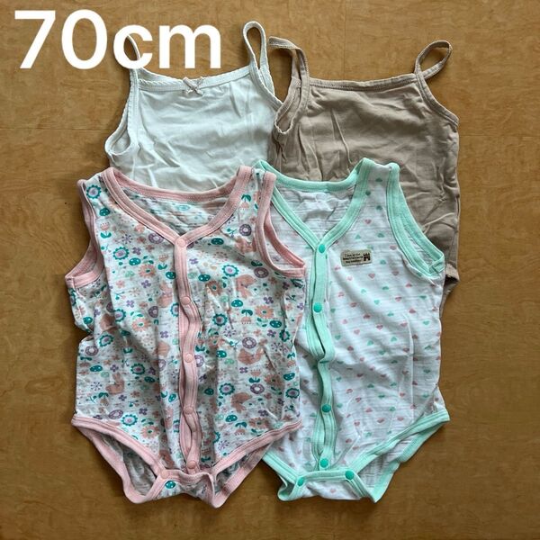70cm ロンパース 肌着 綿100 ベビー 新生児 ベビー肌着 まとめ H&M 西松屋