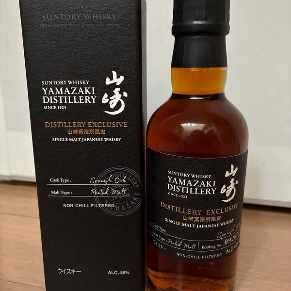 【新品未開封】山崎蒸溜所限定 シングルモルト ウイスキー DISTILLERY EXCLUSIVE スパニッシュオーク