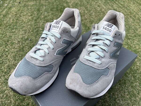 【中古】new balanceニューバランス M1400SB スチールブルー USA製 US10 28cm