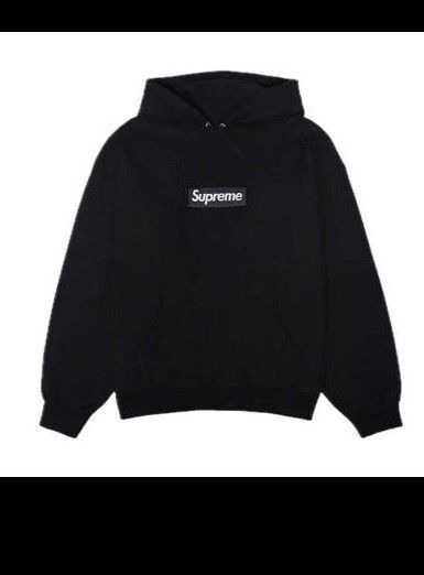 supreme box logo hooded Black ブラック パーカーM フーディー Sweatshirt