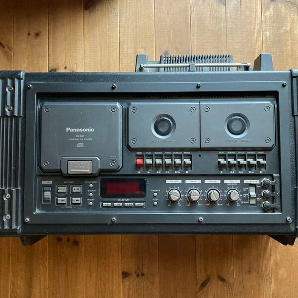 Panasonic パナソニック RX-PA7 RIDDIM VOX カセットデッキ CD ラジオ ギターアンプ