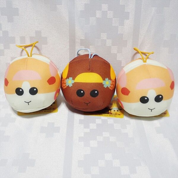 PUI PUI モルカー マスコット ぬいぐるみ 2種3体セット