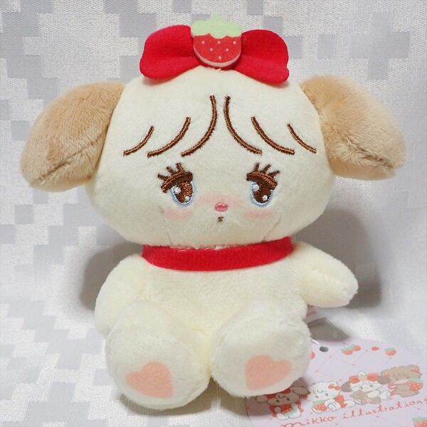 mikko characters いちご マスコット ぬいぐるみ スフレ②