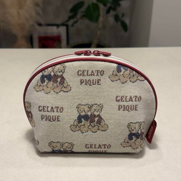 gelato pique ジェラートピケ HOLIDAY ジャガード織ポーチ