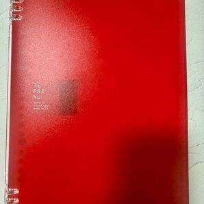 匿名配送 ルーズリーフファイル テフレーヌ (TE FRE NU) B5 レッド赤