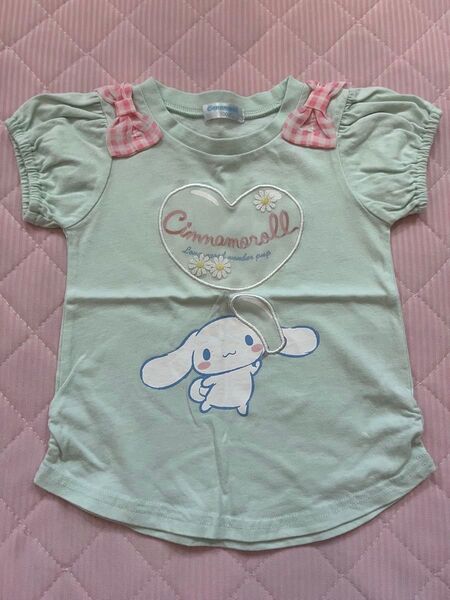 サンリオ シナモン 半袖Tシャツ 100サイズ 女の子 ガールズ