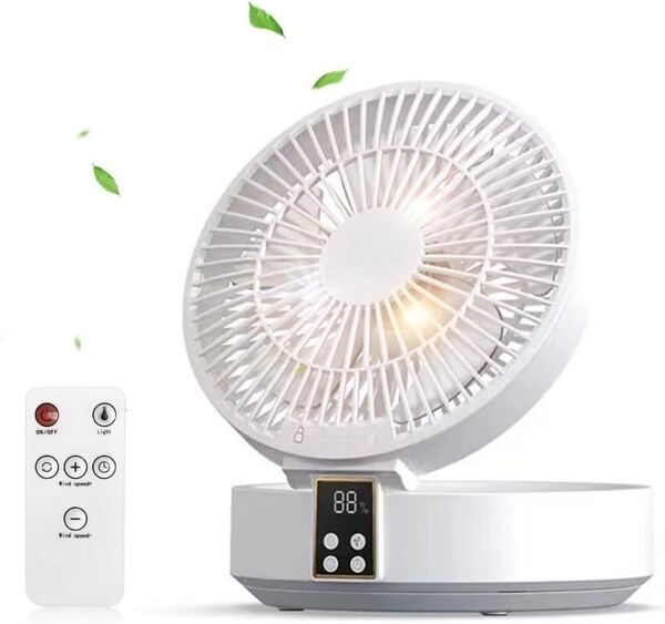 サーキュレーター 扇風機 静音 リモコン付き 左右首振り Type-C充電式