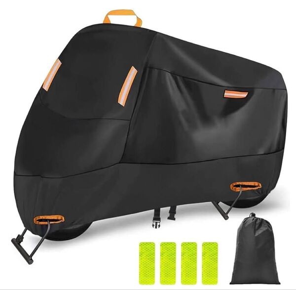 バイクカバー 420D 厚手 車体カバー 防水 XL(230*95*125cm)