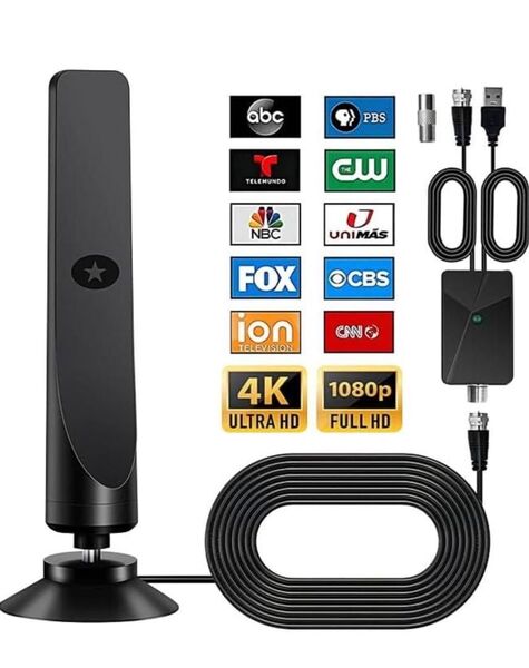 テレビアンテナ 地デジアンテナ アンテナ HDTV 受信範囲 450KM 4K