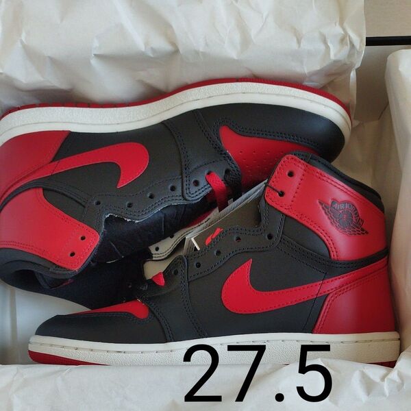 Nike Air Jordan 1 High 85 "Bred" (2025) 27.5cm ジョーダン1 ブレッド