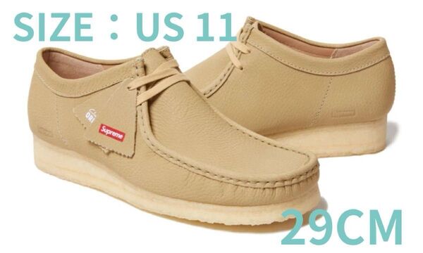 Supreme × Clarks Reflective Wallabee "Natural" 25SS サイズ11 29CM
