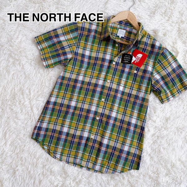 ザノースフェイス L ショートスリーブ マドラスチェックシャツ L 半袖 THE NORTH FACE