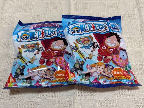 杉本屋 ワンピースゼリー 8個入(22g×8個)176g × 2袋 みかん味、りんご味
