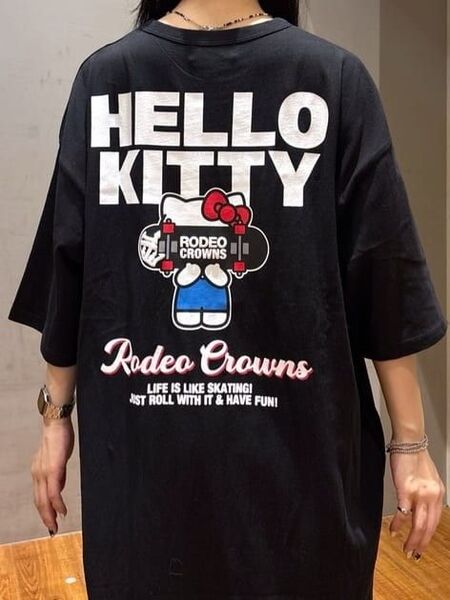 今期新作☆RODEO CROWNS☆ハローキティ☆kitty☆サンリオキャラクターズマキシTワンピース