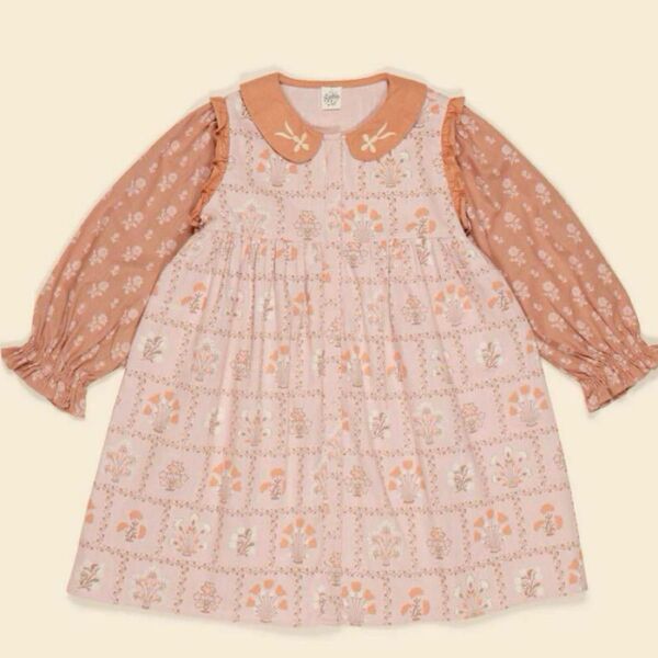 Apolina kids Mara Shirtdress 1-2y ワンピース