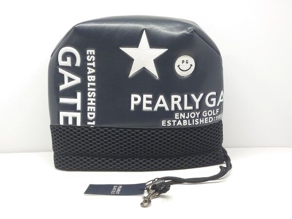 アイアン用ヘッドカバー アイアンカバー ヘッドカバー パーリーゲイツ 定番合皮 UNISEX ネイビー PEARLYGATES