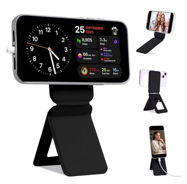 スマホスタンド MagSafe対応 ブラック 新品・未使用 七変化マルチスタンド