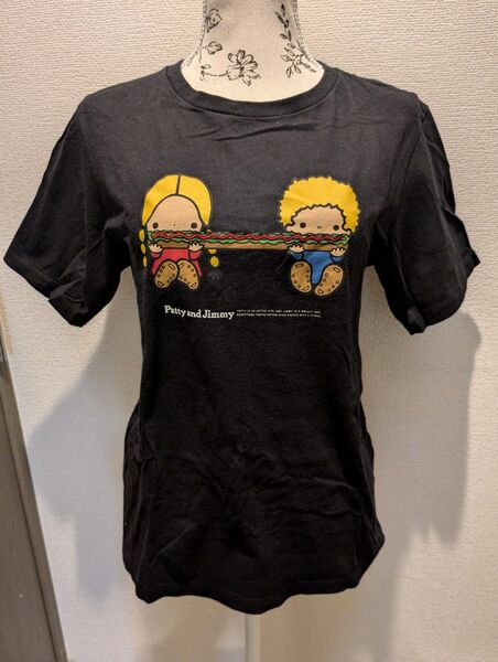 【UT】ユニクロ UNIQLO パティ&ジミー コラボTシャツ ブラック 黒 Мサイズ