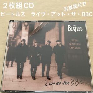 ビートルズ ライヴ アット・ザ・BBC 2枚組 48p写真集付き 1994年に発表されたイギリスBBCラジオ放送でのライヴ音源集