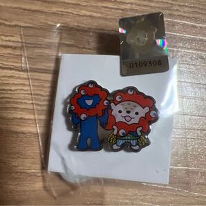 あさっぴー&ミャクミャク ピンバッジ 大阪万博 万博