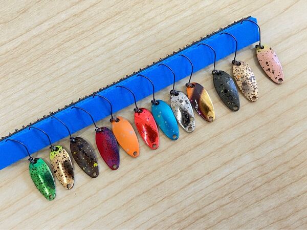なぶら家 チップ 1.0g 12枚セット A 管釣り スプーン オリカラ コラボ 他