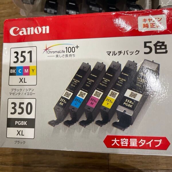 キヤノン インクタンク BCI-351XL+350XL/5MP(5色マルチパック 大容量) 1箱