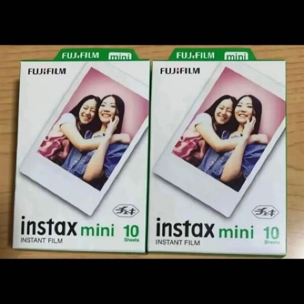 チェキフィルム INSTAX MINI チェキ用フィルム 富士フイルム インスタックスミニ 合計20枚