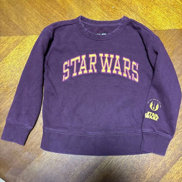 GAP スターウォーズ スウェット トレーナー ロゴ XS 4 5子供 キッズ