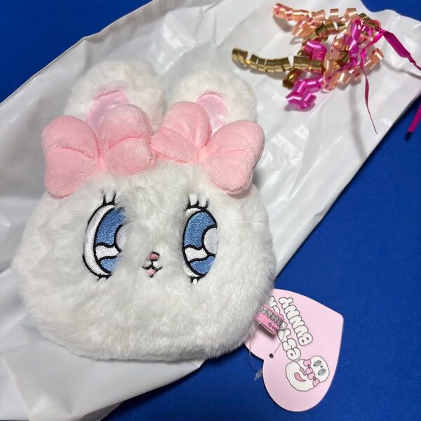 新品 Esther Bunny エスターバニー ぬいぐるみリールパスケース