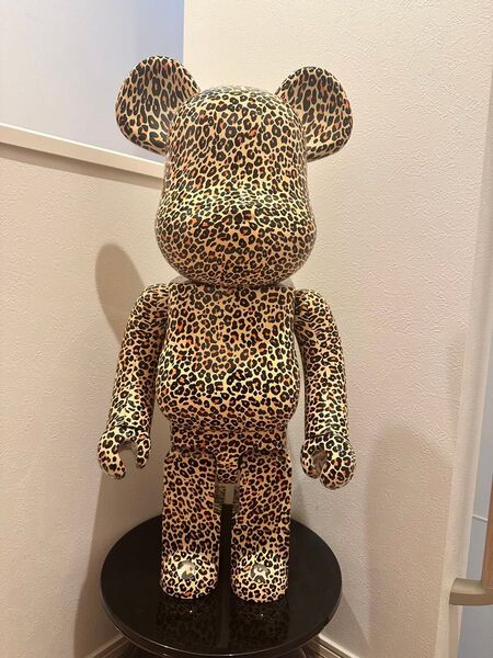 BE@RBRICK x 1000% ベアブリック豹柄 美品 箱なし 希少 中古 ベアブリック