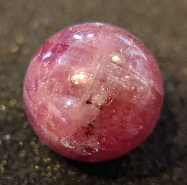 レピドライトイントルマリンビーズ10mm 粒売1個 【No.67】