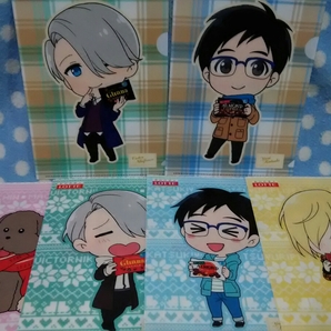p c4 【ロッテ】 ユーリ!!! on ICE × LOTTE クリアファイル 全6種セット