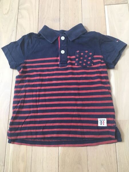 【送料無料】トミーヒルフィガー TOMMY HILFIGER 男の子ポロシャツ92㎝