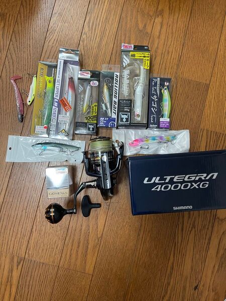 21アルテグラ 4000xg ゴメクサスハンドル シーバス青物ルアーセット ダイワ シマノ リール ルアー DAIWA ジギング