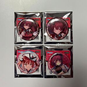 宝鐘マリン オンリー缶バッジ 4点セット