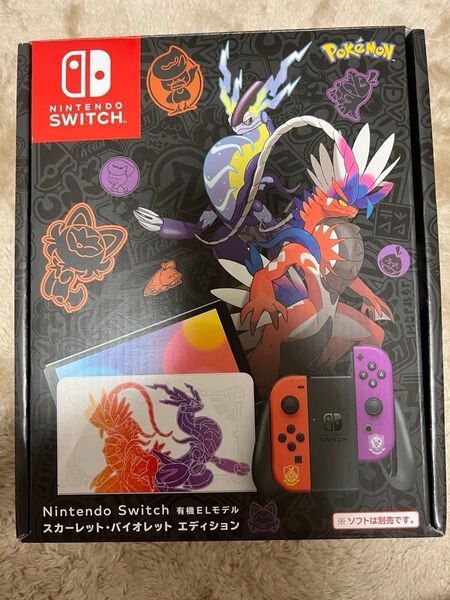 Nintendo Switch 有機ELモデル スカーレット バイオレットエディション スイッチ 任天堂
