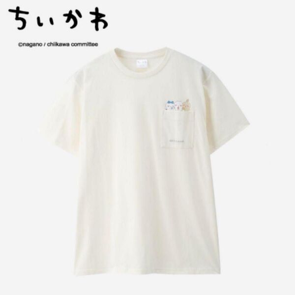 ちいかわ 胸ポケット付き Tシャツ アベイル Mサイズ