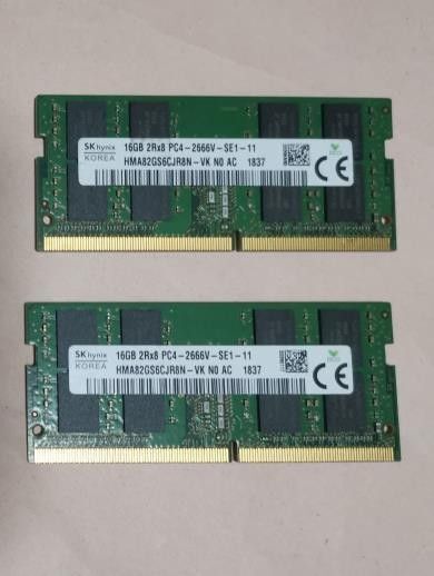 SK hynix DDR4-2666 PC4-21300 SO-DIMM 32GB(16GB x2) ノート用