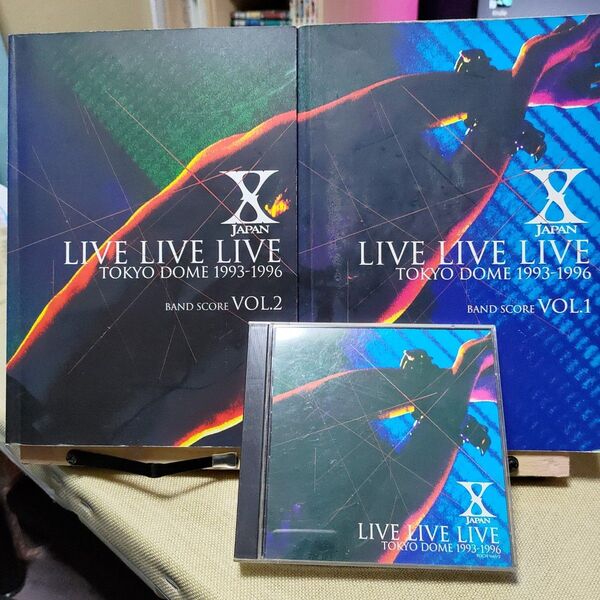 バンドスコア X JAPAN LIVE LIVE LIVE 1.2CDセット