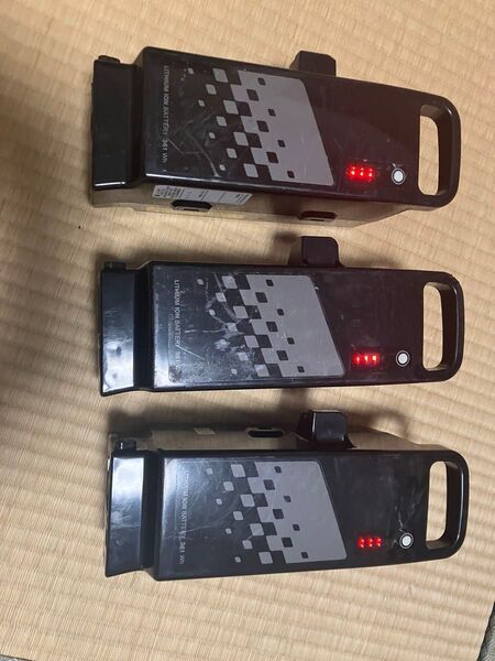 サイクルベースあさひ電動自転車バッテリー 3個セット 。