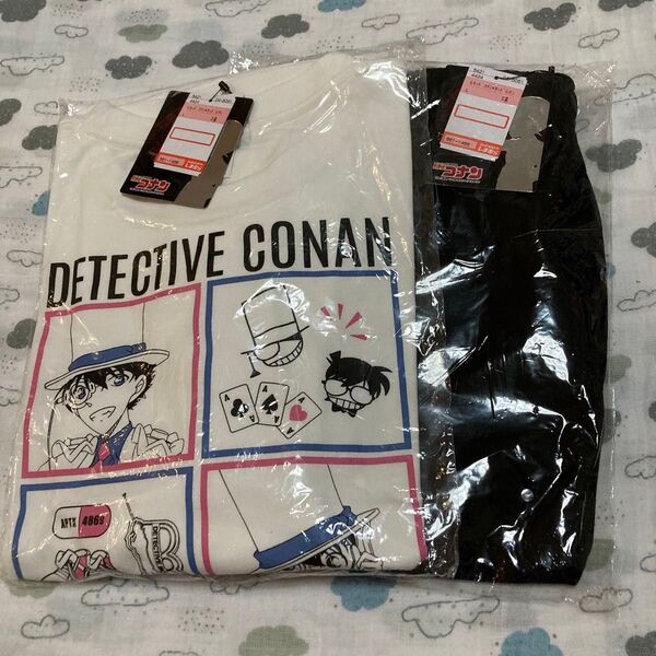 最終価格 しまむら コナン&怪盗キッド ハッピーバッグ ※Tシャツ白 ハーフパンツ Lサイズ