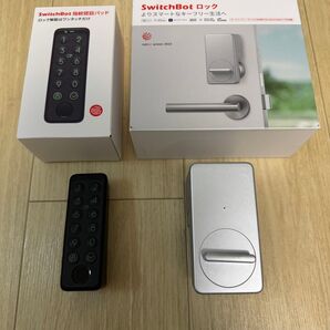 SwitchBot ロック(シルバー) 指紋認証パッド セット
