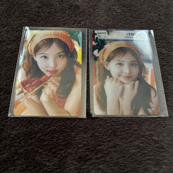 ナヨン TWICE #TWICE5 封入トレカ 通常盤 タワレコ特典 クリアトレカ 2枚セット
