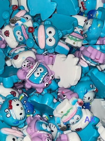 デコパーツ ランダム50個 ハンギョドン 素材
