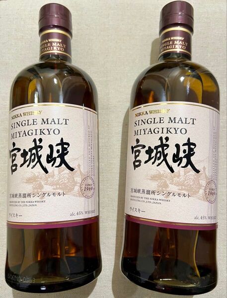 ニッカウヰスキー 宮城峡シングルモルト700ml 2本セット