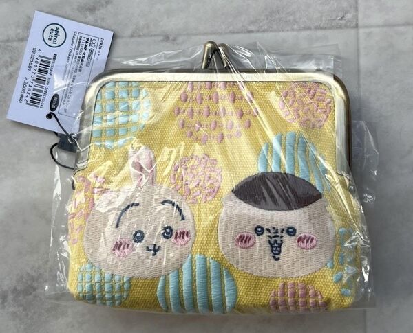 うさぎ&くりまんじゅう 畳刺繍がま口ミニポーチ ちいかわらんど
