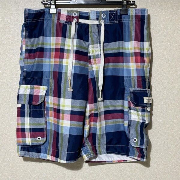 Abercrombie Fitch アバクロ ショートパンツ チェック柄 S メンズ