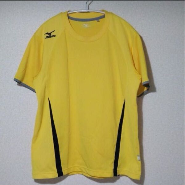 MIZUNO ミズノ Tシャツ 半袖 トレーニングウエア M イエロー メンズ